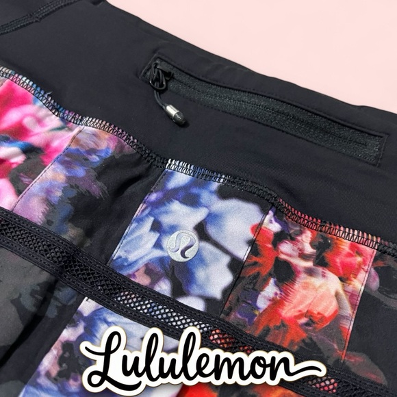 RARE limited edition Lululemon Pace Setter Skirt (Regular) Spring Has Sprung - Picture 11 of 13